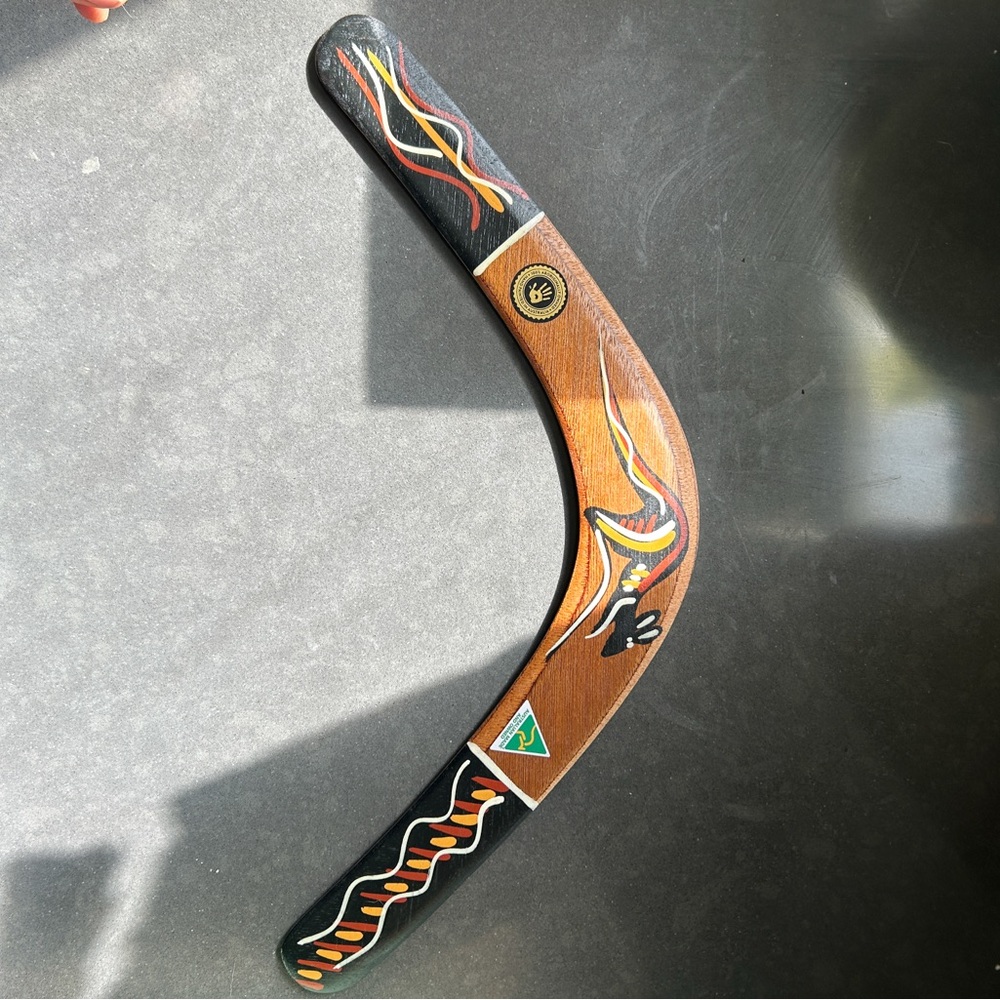 Handmade Australian Boomerang - Picture 1 of 10